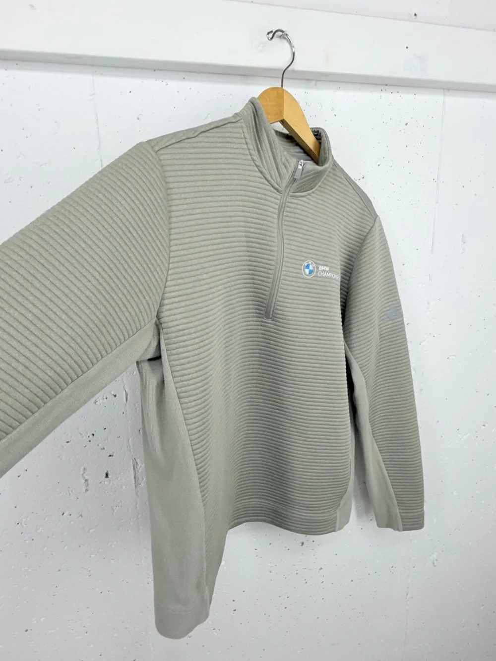 Adidas Men’s Large BMW Championship Gray Champion Pullover